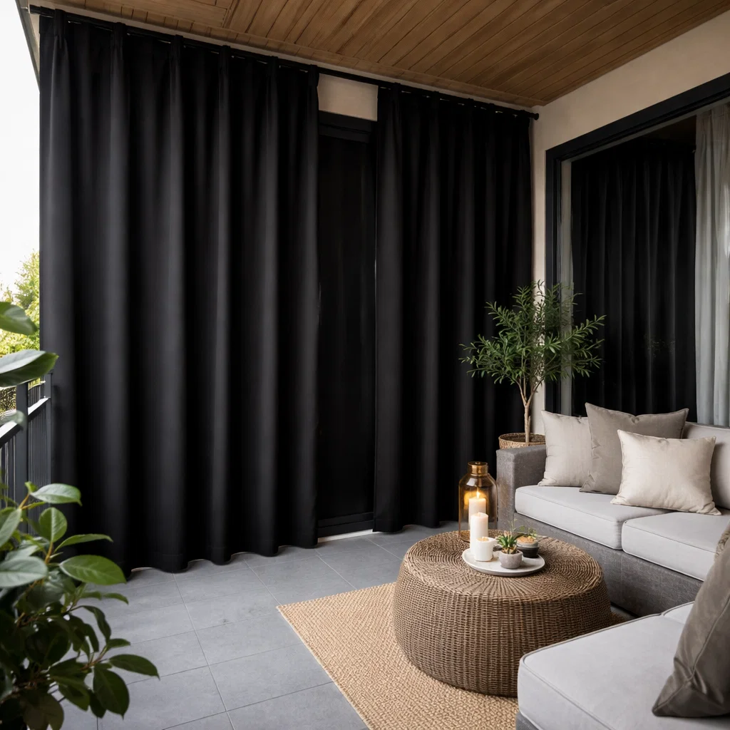 تكلفة ستائر بلاك اوت للبلكونة