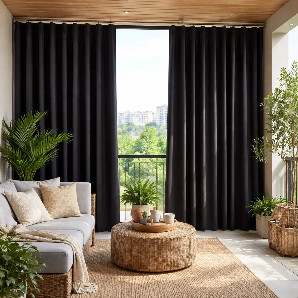 ستائر بلاك اوت في البلكونات